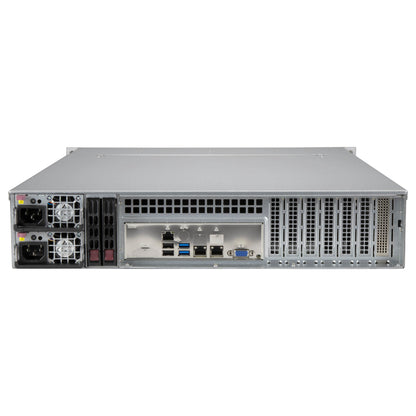 2HE Supermicro Gehäuse SuperChassis 2U CSE-826BAC12-R802LPB