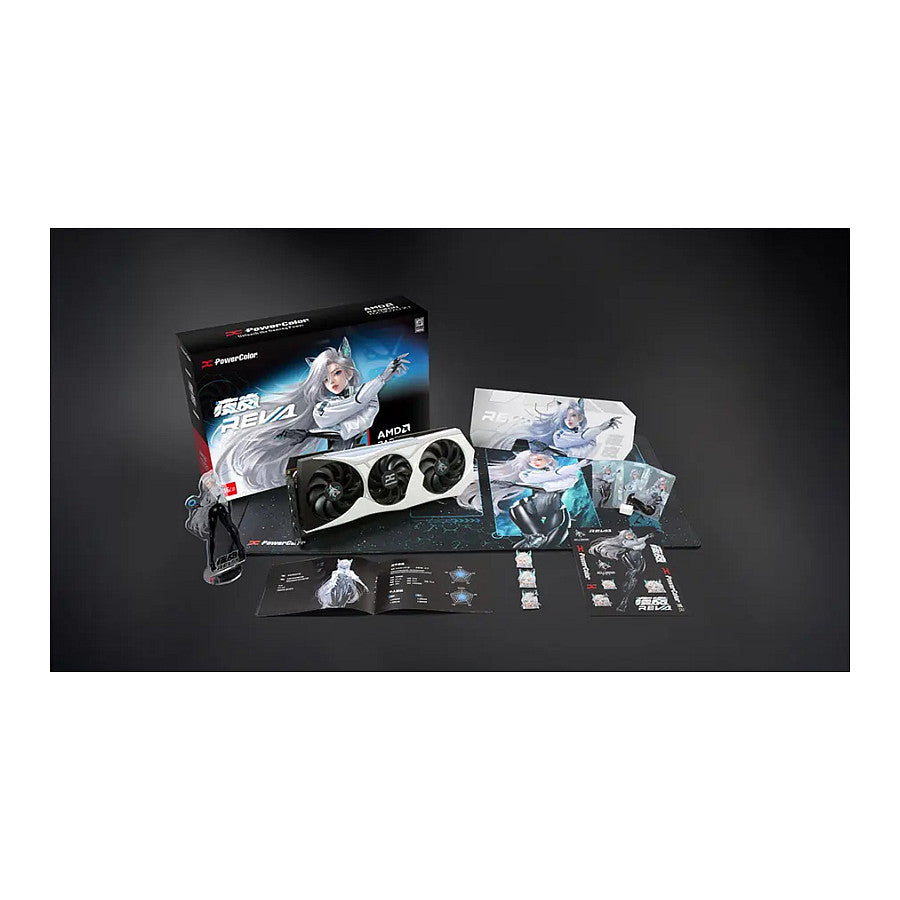 RX 9070 XT 16GB Powercolor Hellhound Reva OC GDDR6 3 Fan