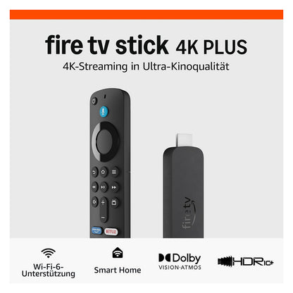 Amazon Fire TV Stick 4K Plus mit Unterstützung für Wi-Fi 6 sowie Streaming in Dolby Vision/Atmos und HDR10+