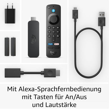 Amazon Fire TV Stick 4K Plus mit Unterstützung für Wi-Fi 6 sowie Streaming in Dolby Vision/Atmos und HDR10+