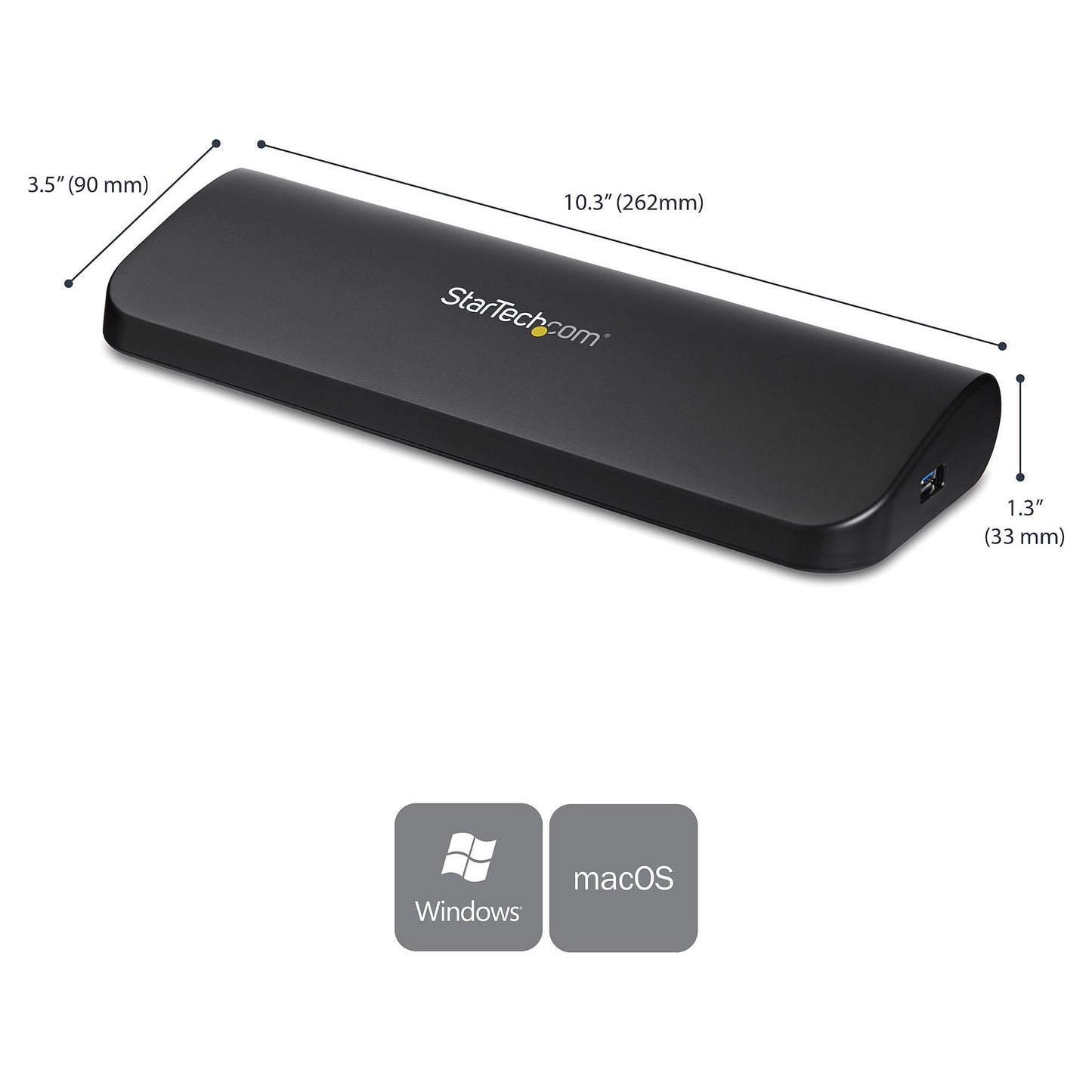 D StarTech DUAL VIDEO USB 3.0 LAPTOP DOCK