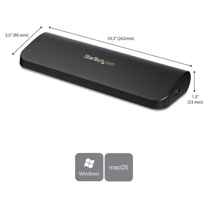 D StarTech DUAL VIDEO USB 3.0 LAPTOP DOCK
