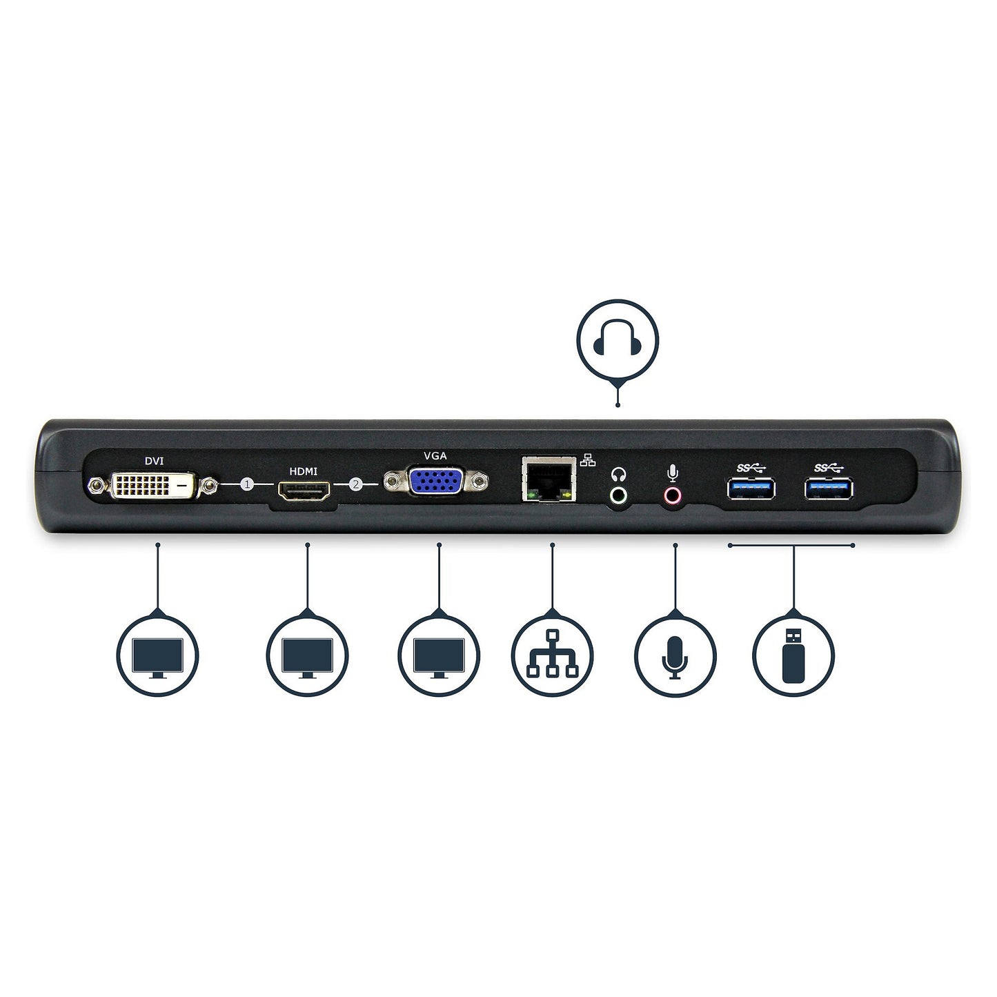 D StarTech DUAL VIDEO USB 3.0 LAPTOP DOCK