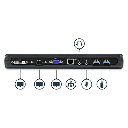 D StarTech DUAL VIDEO USB 3.0 LAPTOP DOCK