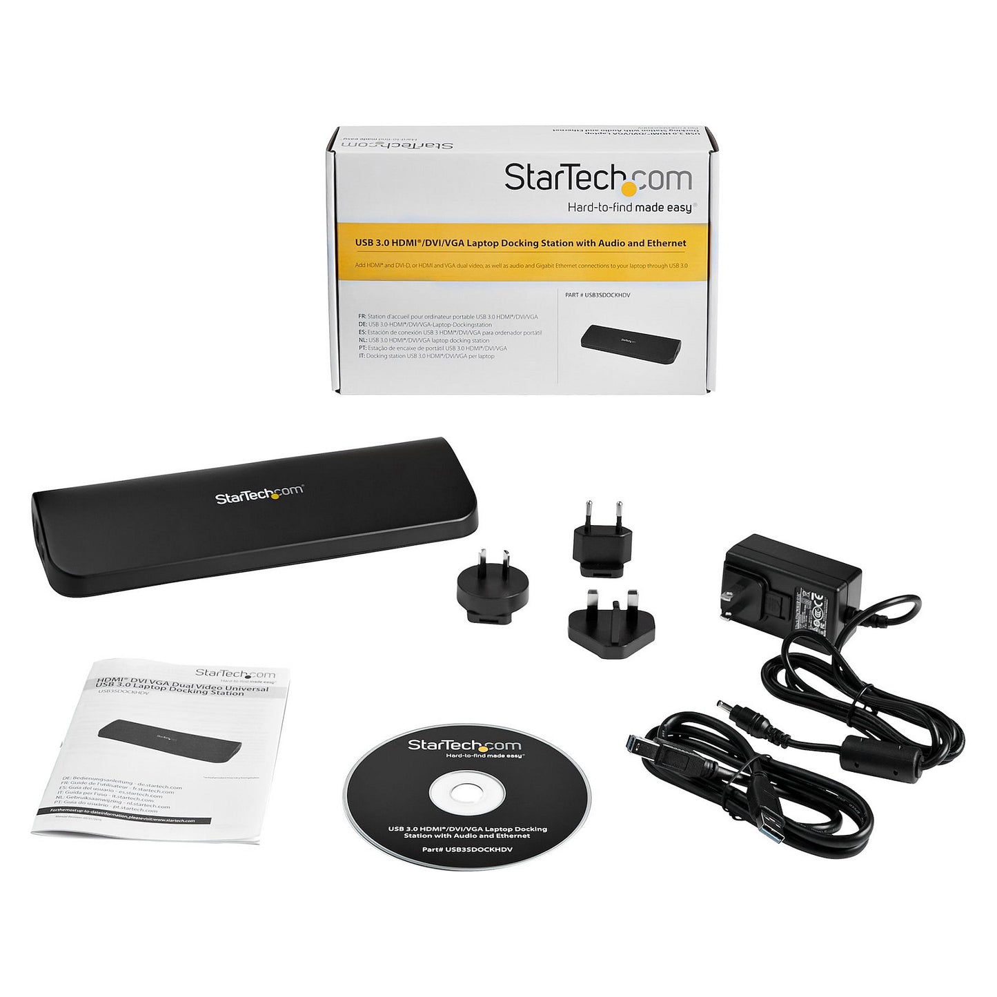 D StarTech DUAL VIDEO USB 3.0 LAPTOP DOCK