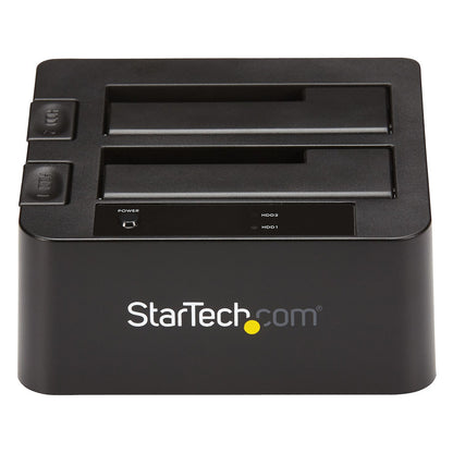 D StarTech USB 3.1 GEN 2 DUAL-BAY DOCK