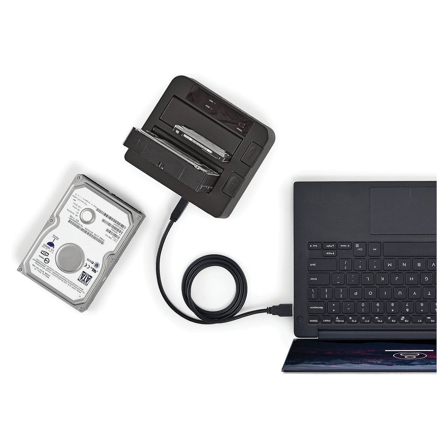 D StarTech USB 3.1 GEN 2 DUAL-BAY DOCK