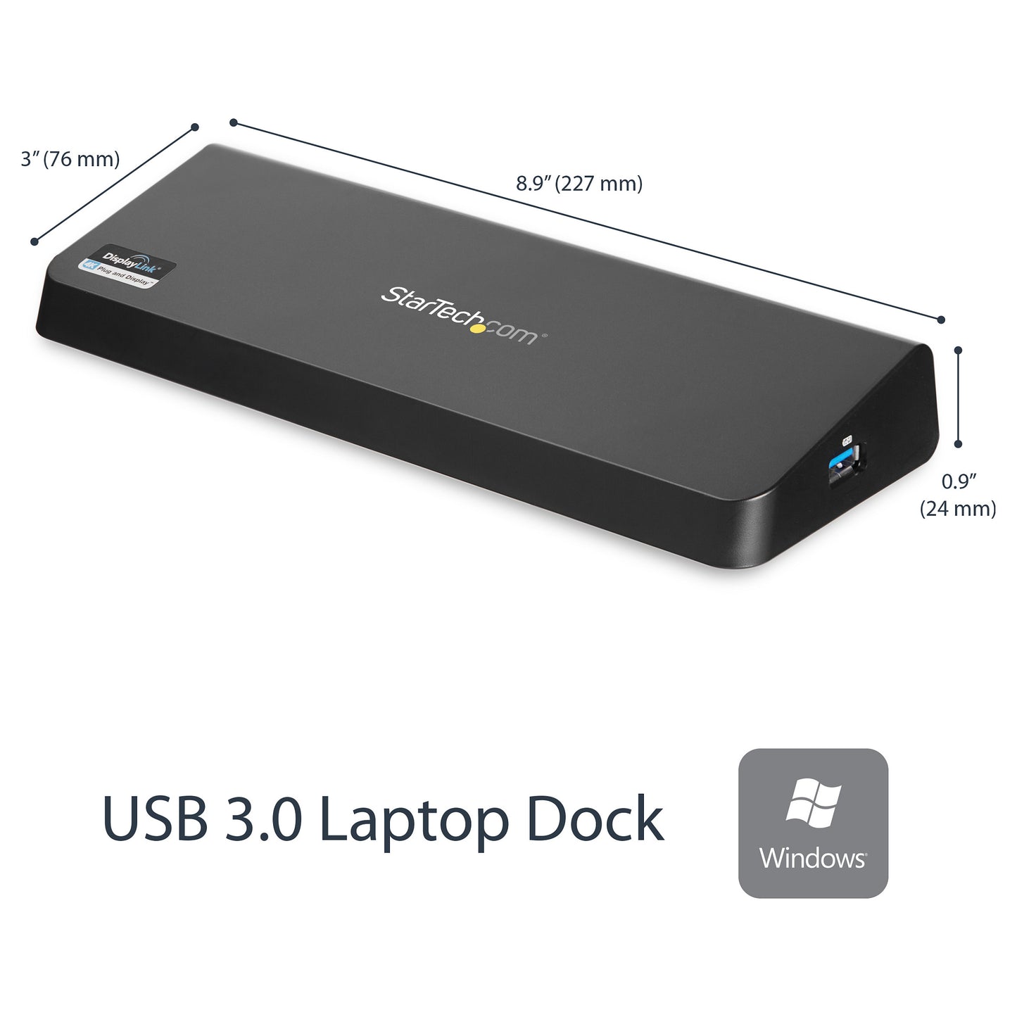 D StarTech USB3 4K LAPTOP DOCKING STATION
