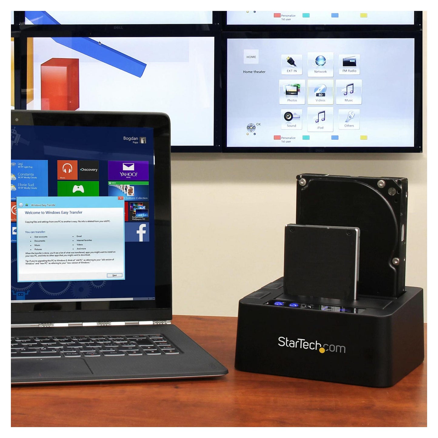D StarTech USB 3.1 HDD DUPLICATOR DOCK