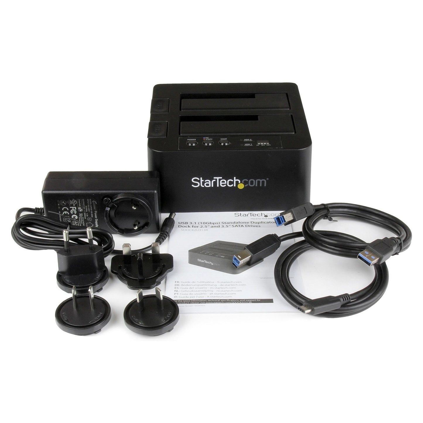 D StarTech USB 3.1 HDD DUPLICATOR DOCK