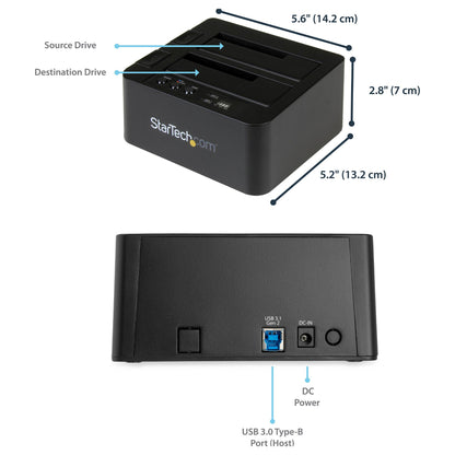 D StarTech USB 3.1 HDD DUPLICATOR DOCK