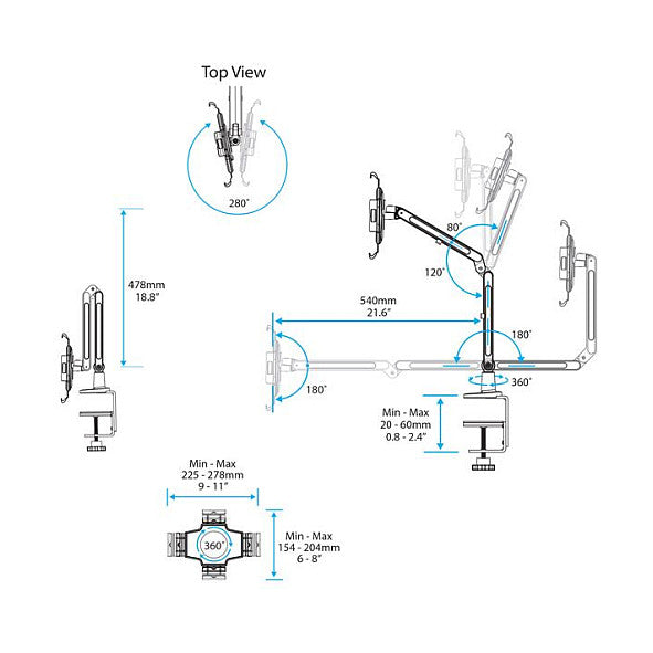 D StarTech TABLET STAND F. DESK