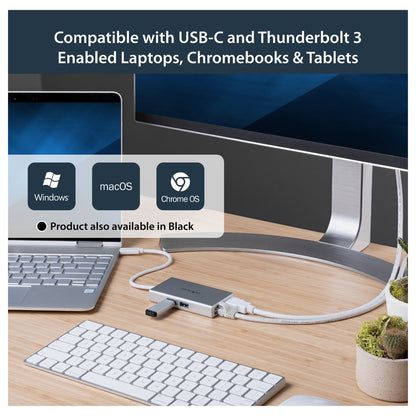 D StarTech USB-C ADAPTER MULTIPORT