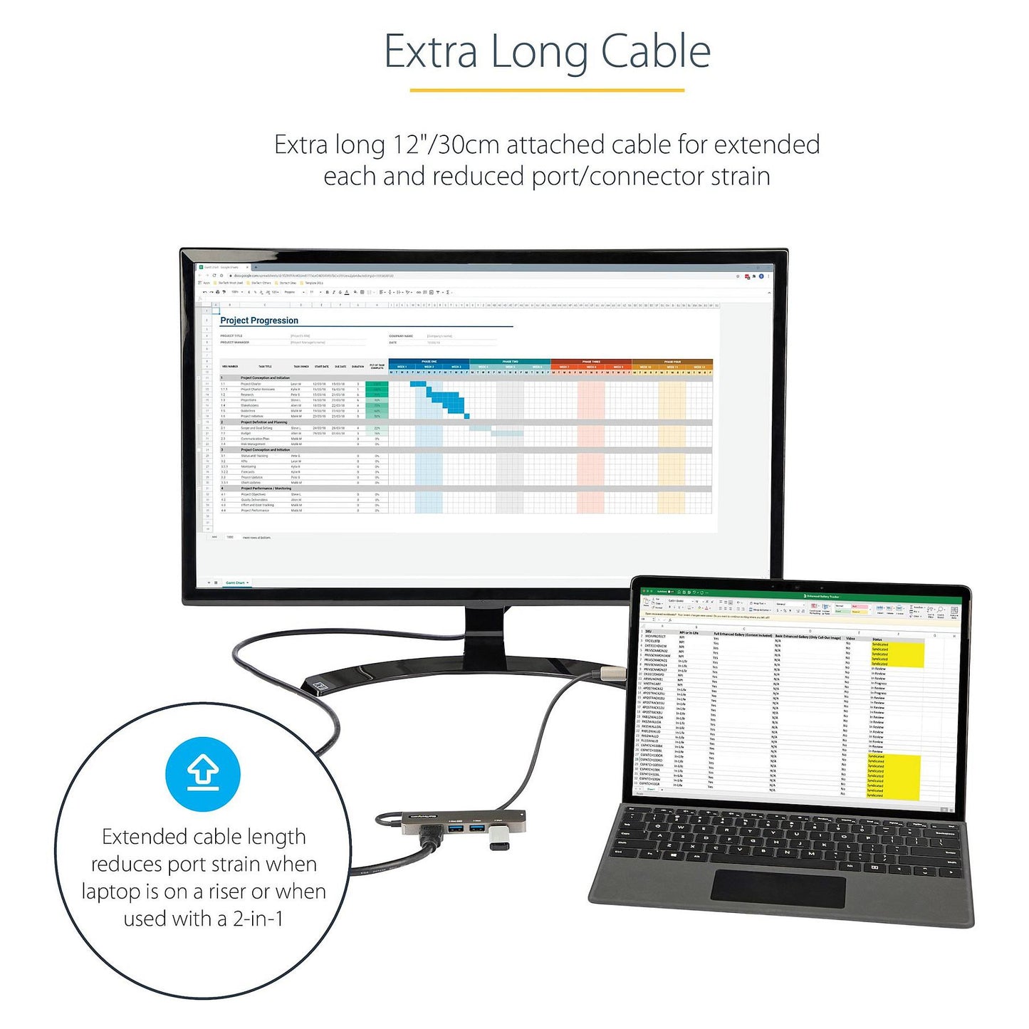 D StarTech USB-C MULTIPORT ADAPTER HDMI
