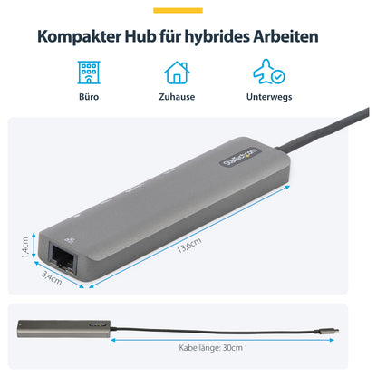 D StarTech StarTech USB-C 3.0 HDMI Docking 4.096 x 2.160 Pixel bei 60Hz