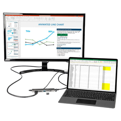 D StarTech StarTech USB-C 3.0 HDMI Docking 4.096 x 2.160 Pixel bei 60Hz