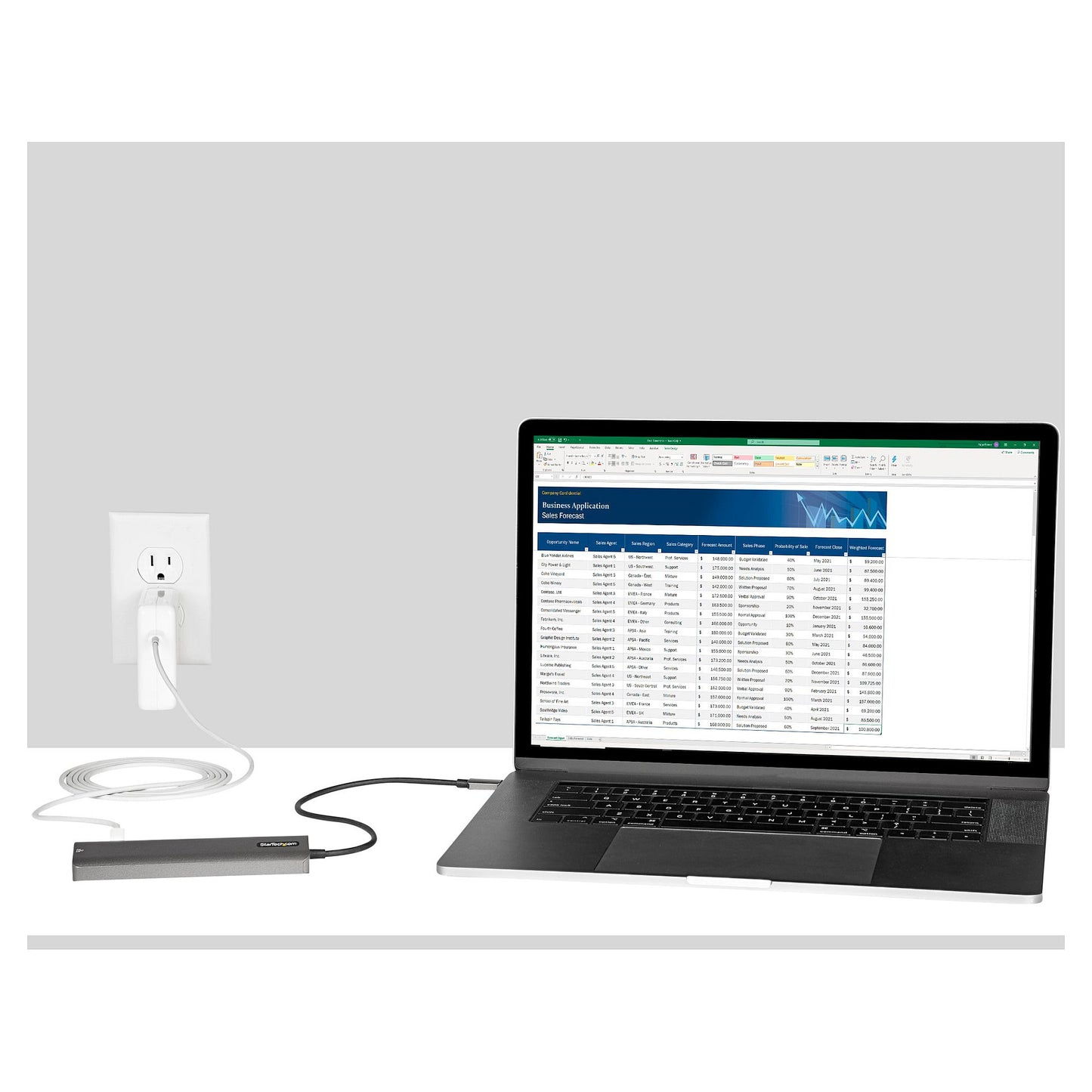 D StarTech StarTech USB-C 3.0 HDMI Docking 4.096 x 2.160 Pixel bei 60Hz