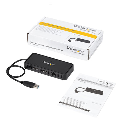 D StarTech USB TO DUAL DP DOCKING STATION