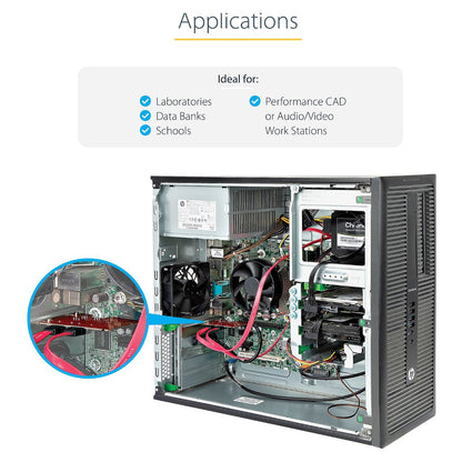 D StarTech SATA III RAID PCIE CARD 2PT