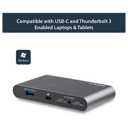 D StarTech USB-C MULTIPORT ADAPTER 2XDP