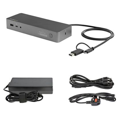 D StarTech UNIVERSAL DOCK USB-C + USB 3.0