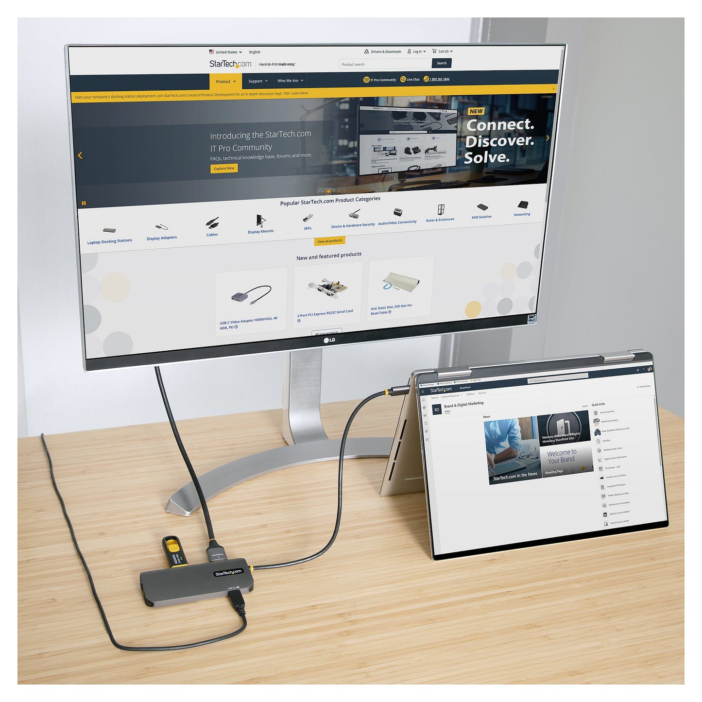 D StarTech USBC MULTIPORT ADAPTER 4K 60HZ