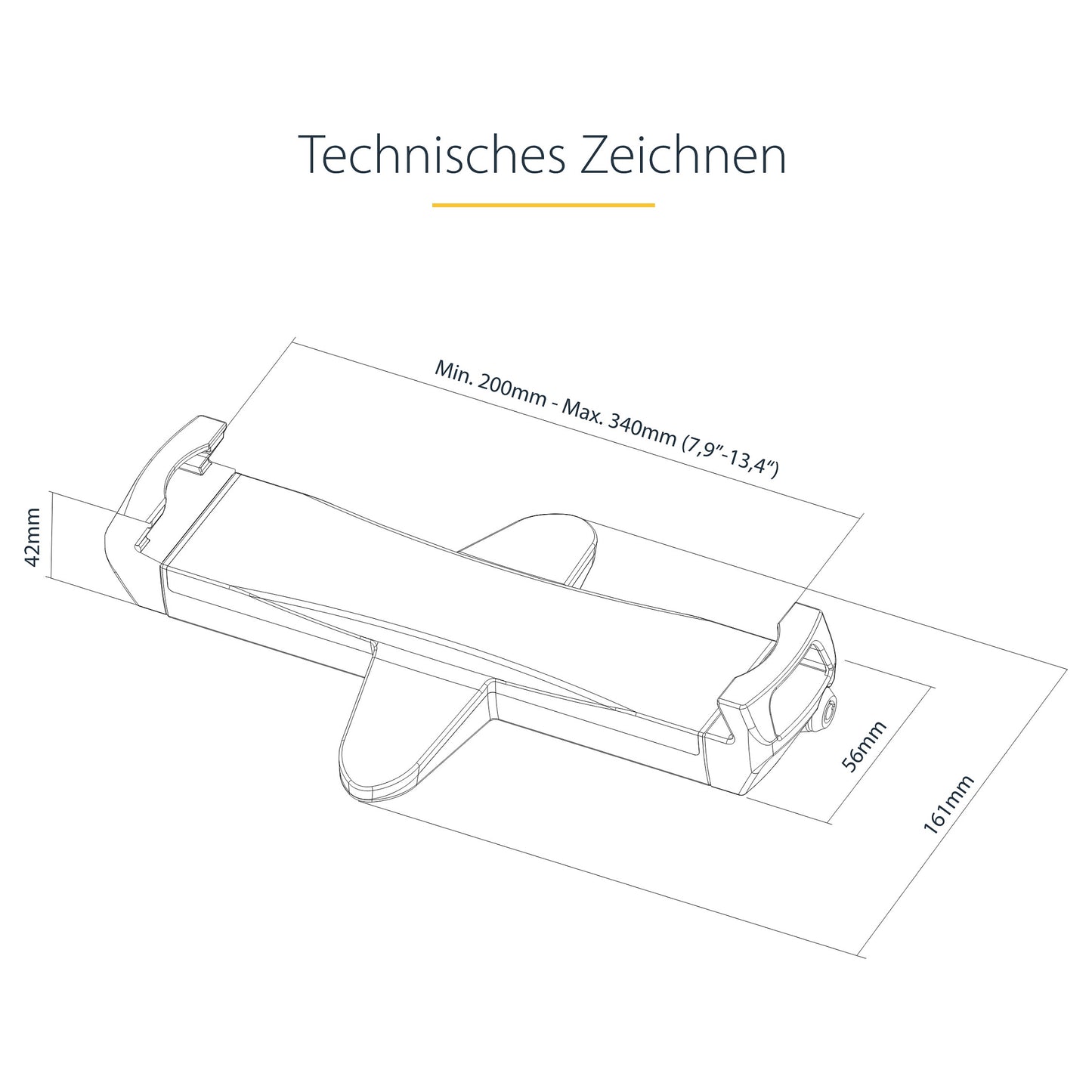 D StarTech VESA MOUNT ADAPTER FOR TABLETS