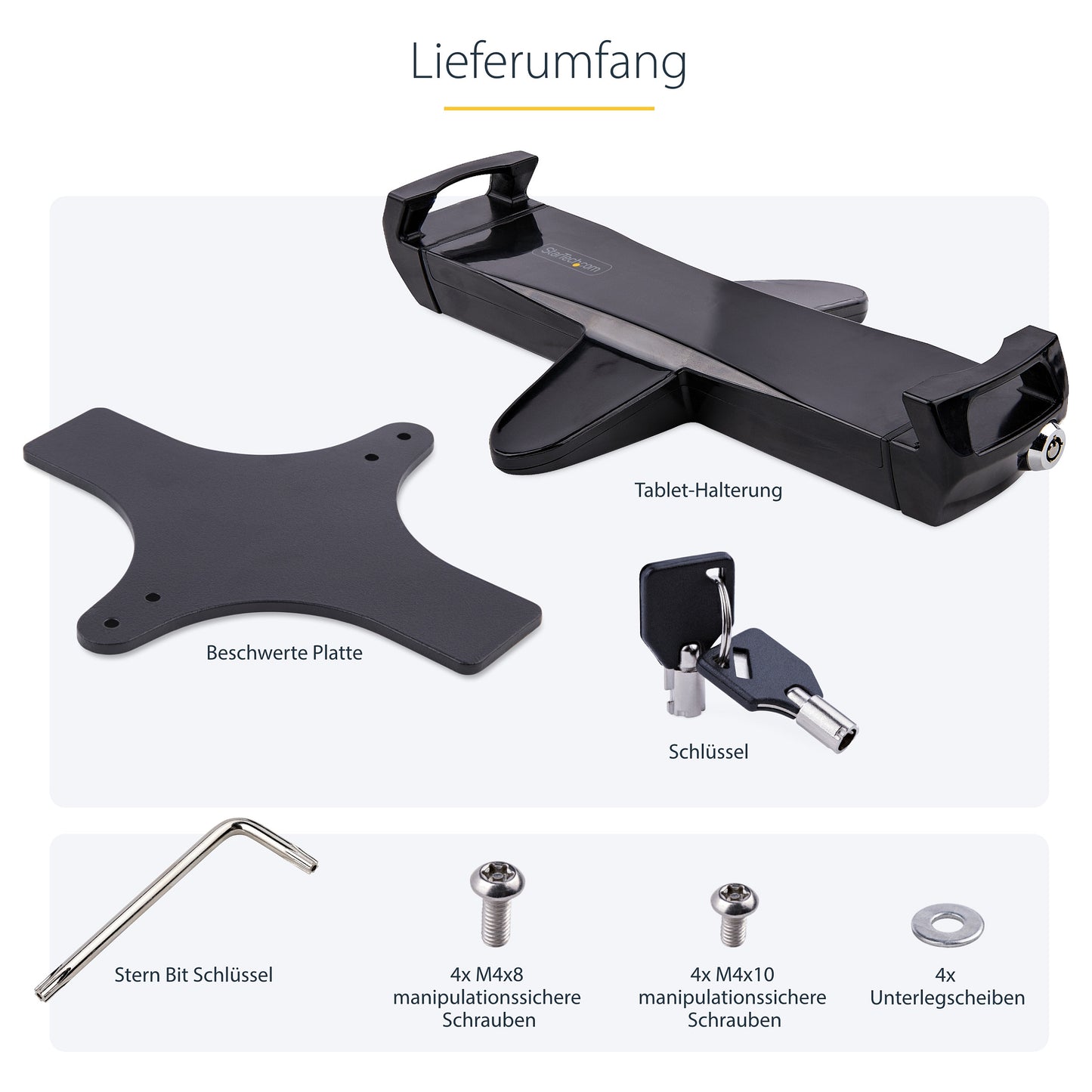 D StarTech VESA MOUNT ADAPTER FOR TABLETS