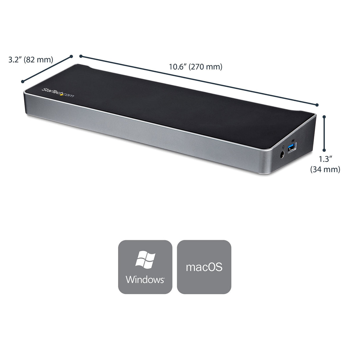 D StarTech DOCKING STATION USB-C