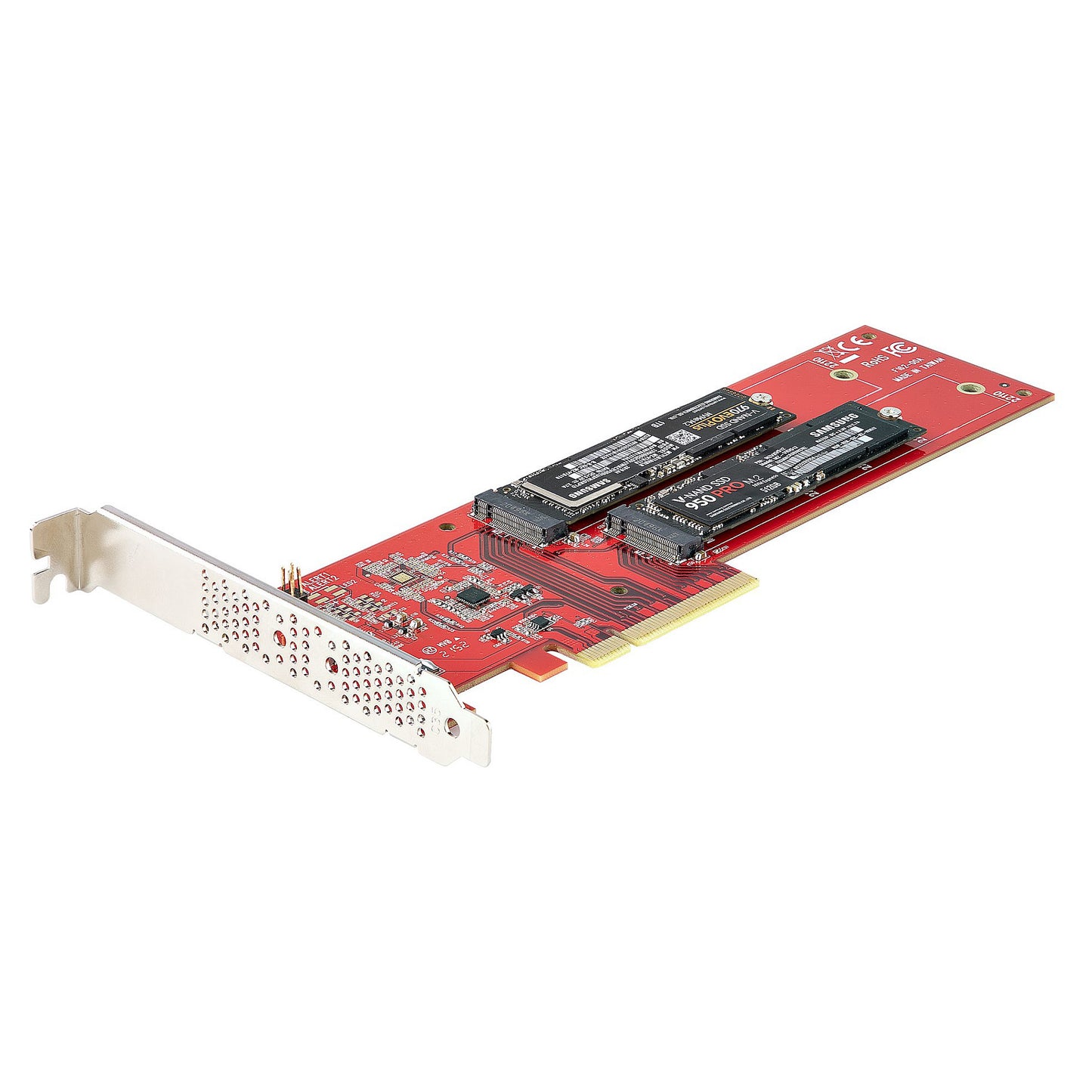 D StarTech DUAL M.2 PCIE SSD ADAPTER CARD