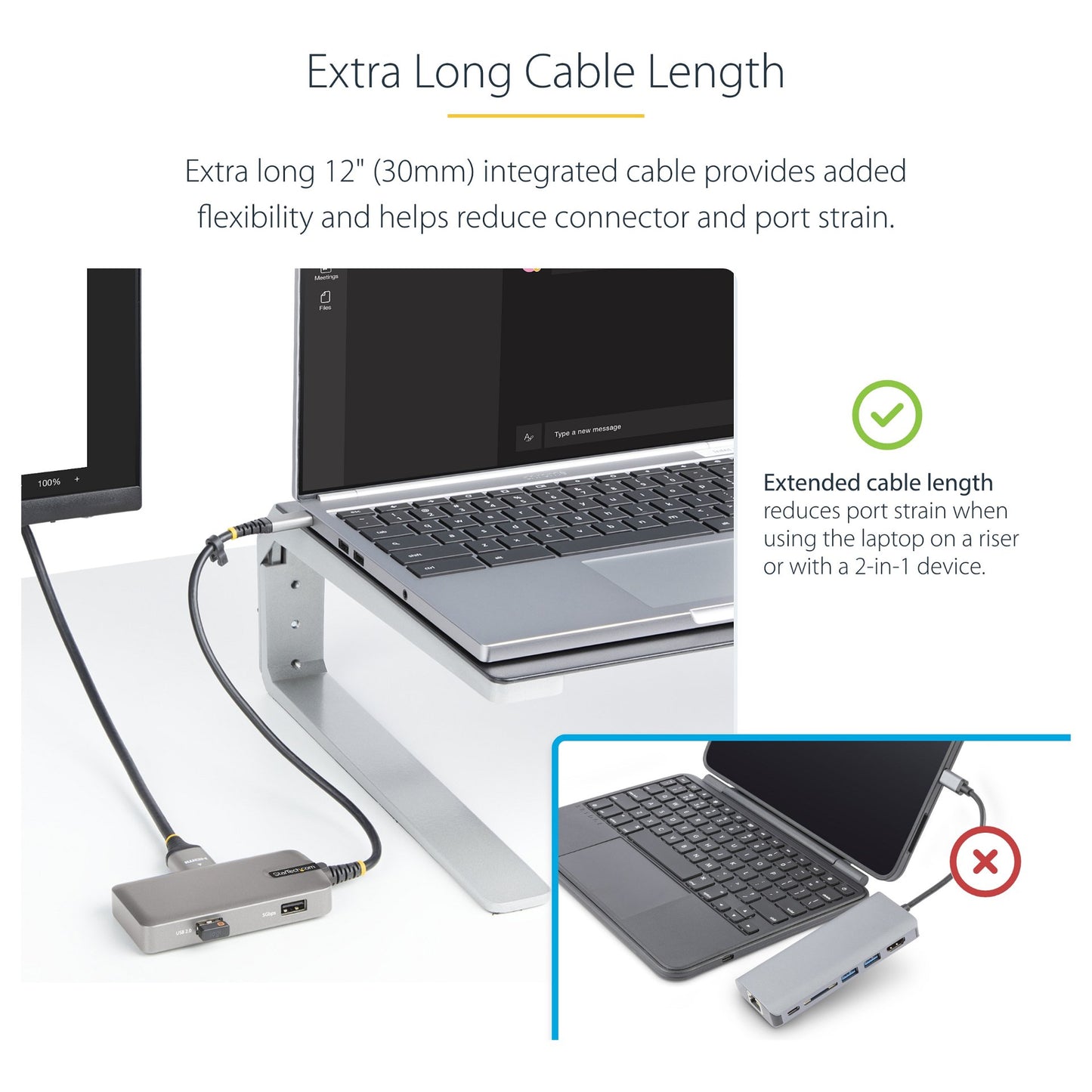 D StarTech USB-C MULTIPORT ADAPTER HDMI