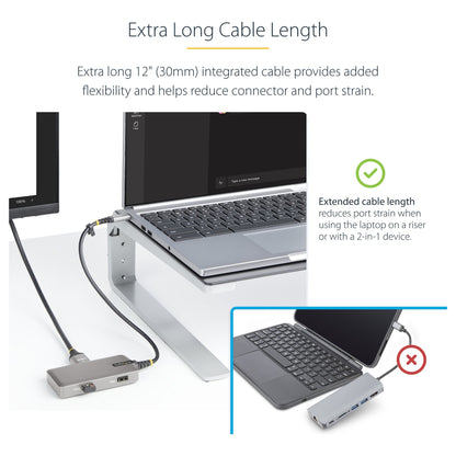 D StarTech USB-C MULTIPORT ADAPTER HDMI