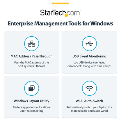 D StarTech TRIPLE MONITOR DOCKING STATION