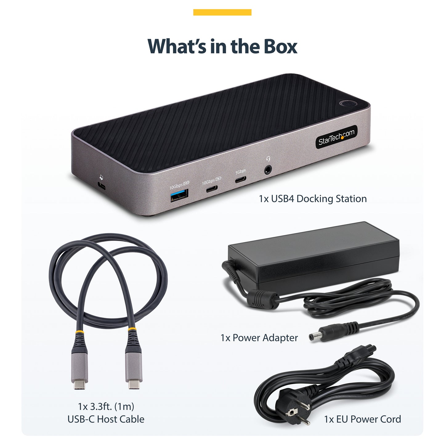 D StarTech TRIPLE MONITOR DOCKING STATION