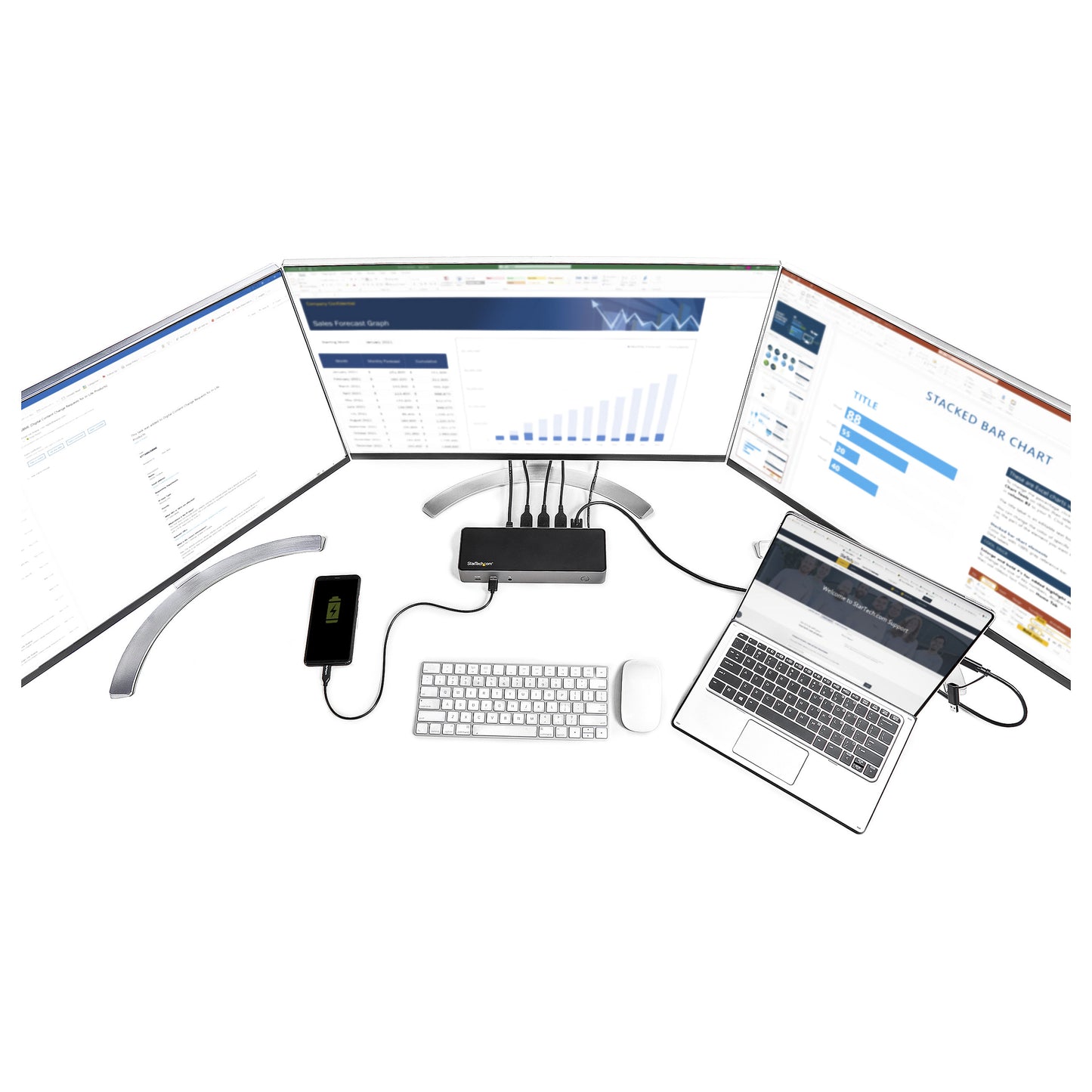 D StarTech USB-C USB-A DOCK