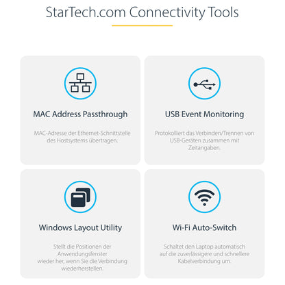 D StarTech 129UE-USBC-KVM-DOCK