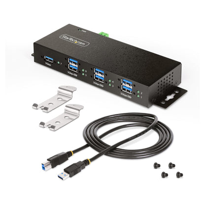 D StarTech 7PT MANAGED INDUSTRIAL USB HUB