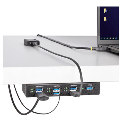 D StarTech 7PT MANAGED INDUSTRIAL USB HUB