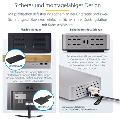 D StarTech USB4 DOCKING STATION DUAL 4K