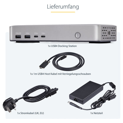 D StarTech USB4 DOCKING STATION DUAL 4K
