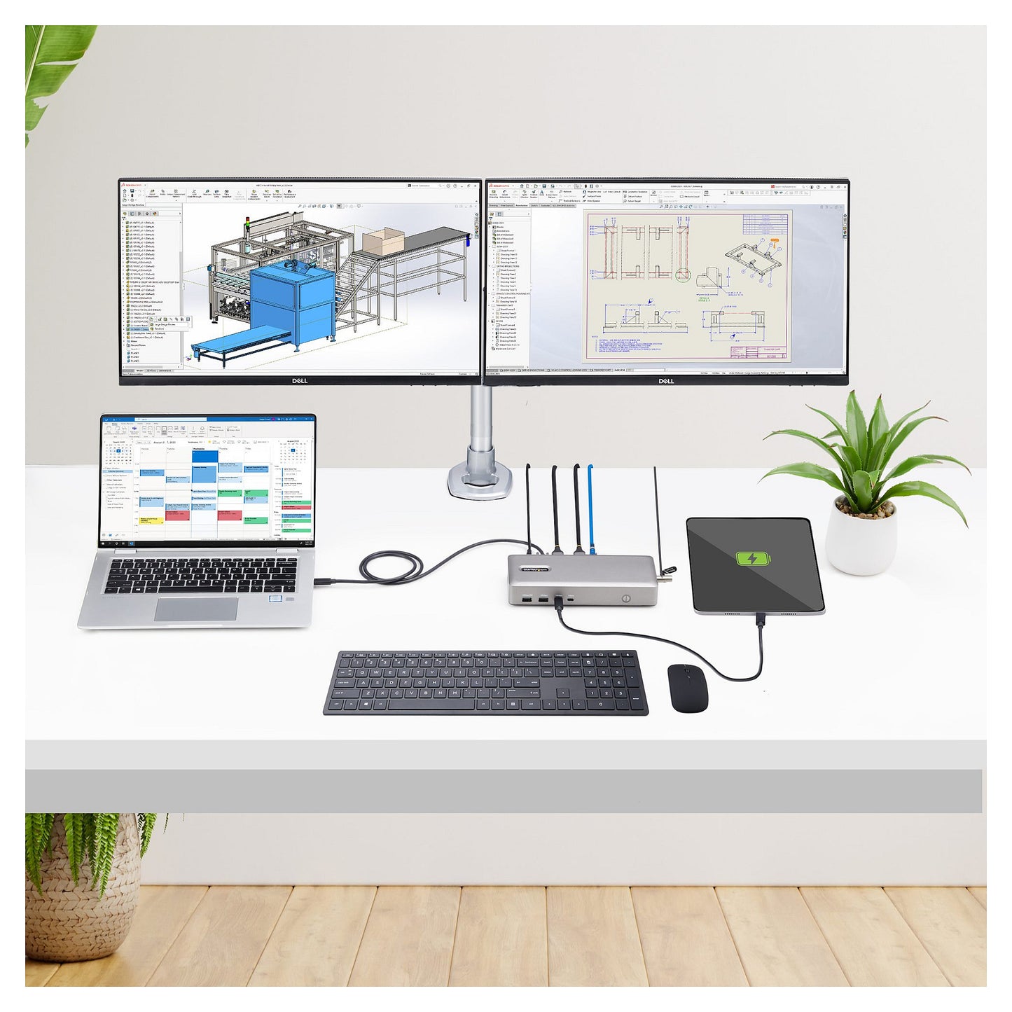 D StarTech USB4 DOCKING STATION DUAL 4K