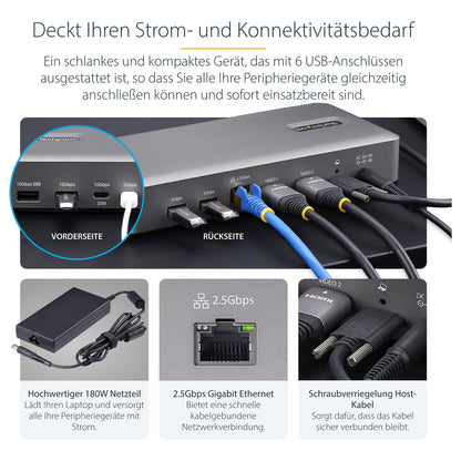 D StarTech USB4 DOCKING STATION DUAL 4K