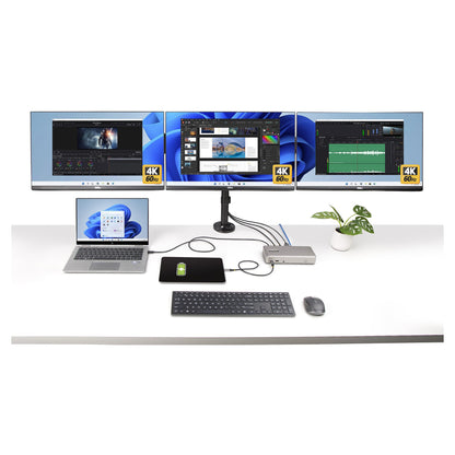 D StarTech 3X MONITOR USB4 DOCK 100W PD