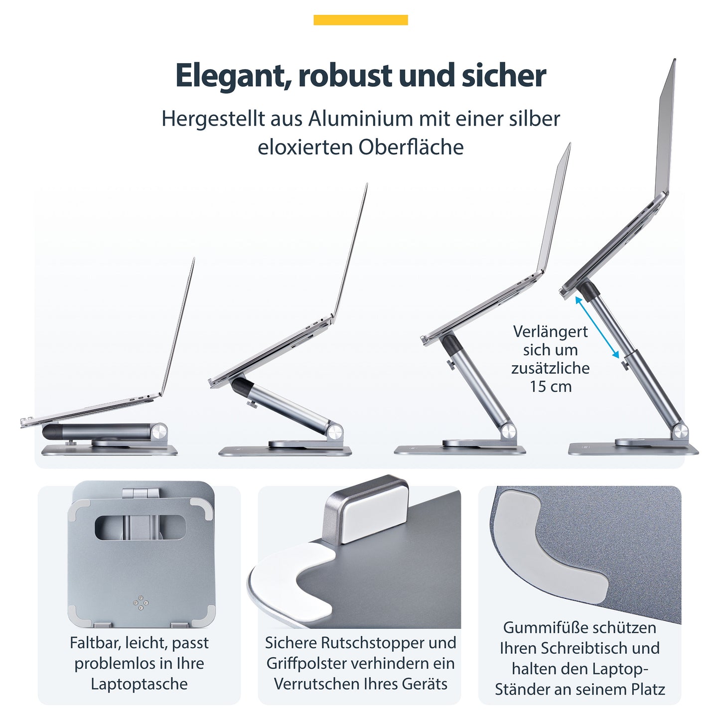 D StarTech TELESCOPIC LAPTOP STAND/RISER