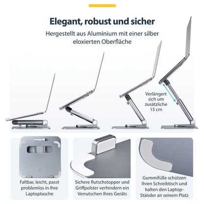 D StarTech TELESCOPIC LAPTOP STAND/RISER
