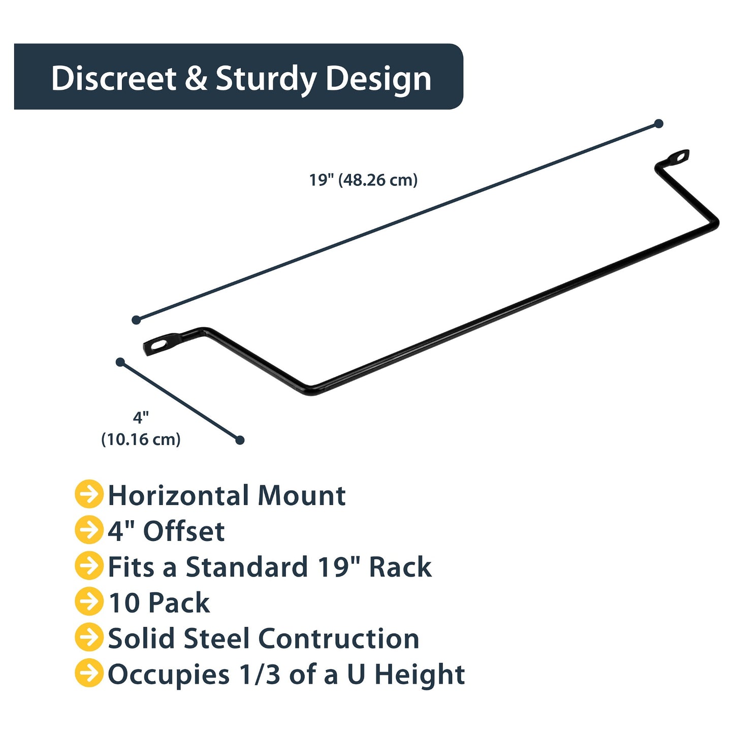 StarTech CABLE LACING BARS 104MM