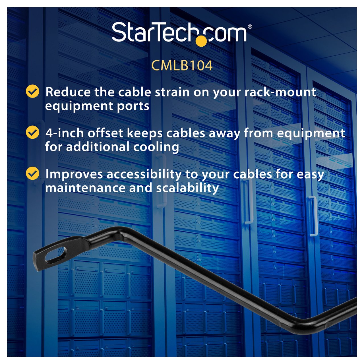 StarTech CABLE LACING BARS 104MM