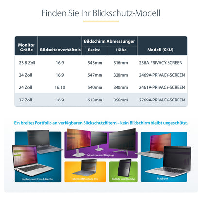 StarTech 27IN MONITOR PRIVACY SCREEN
