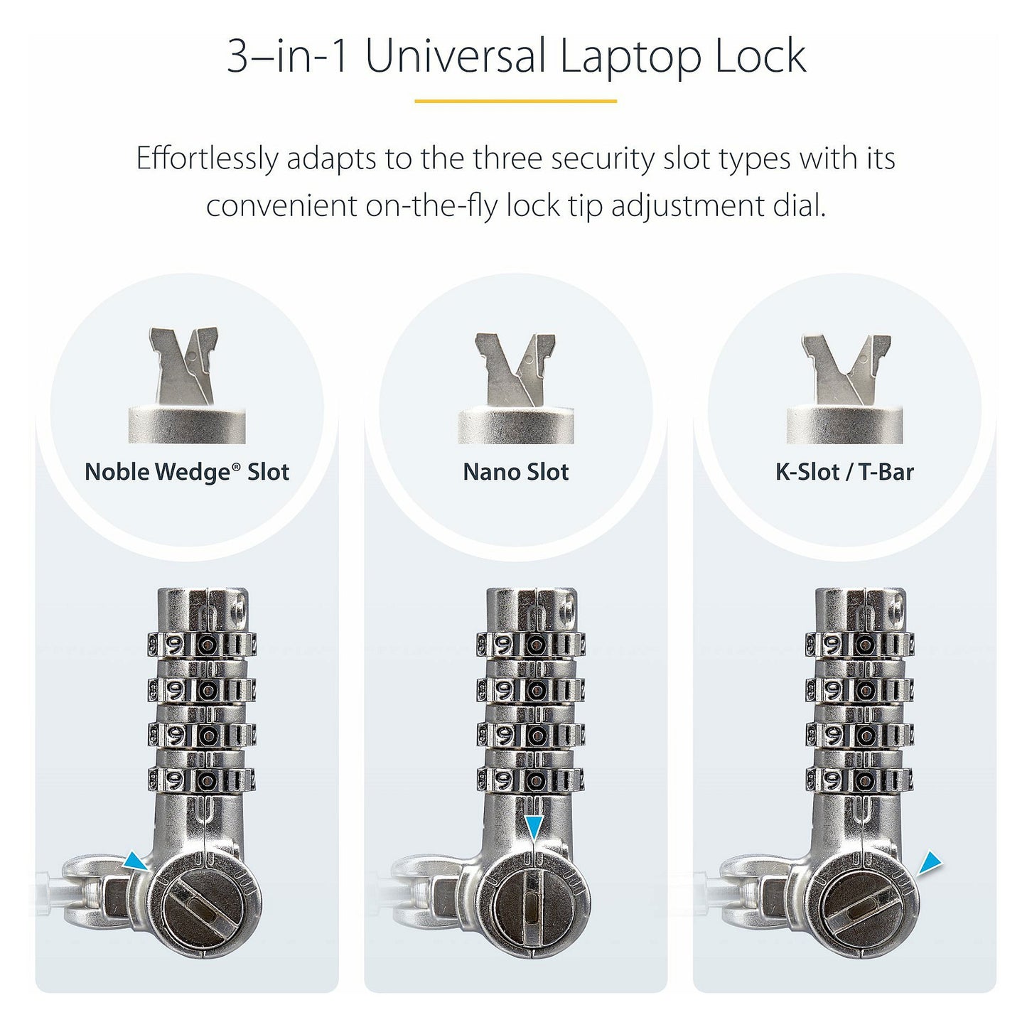 StarTech 25-PACK UNIVERSAL LAPTOP LOCK
