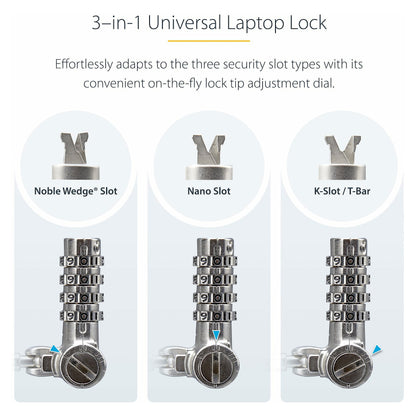 StarTech 25-PACK UNIVERSAL LAPTOP LOCK